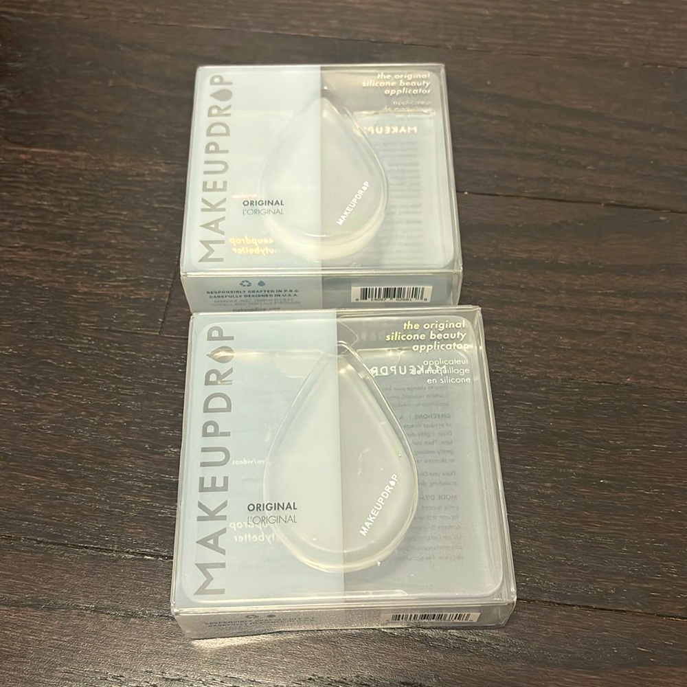 Makeup Drop bundle of 2 new silicone beauty applicators
